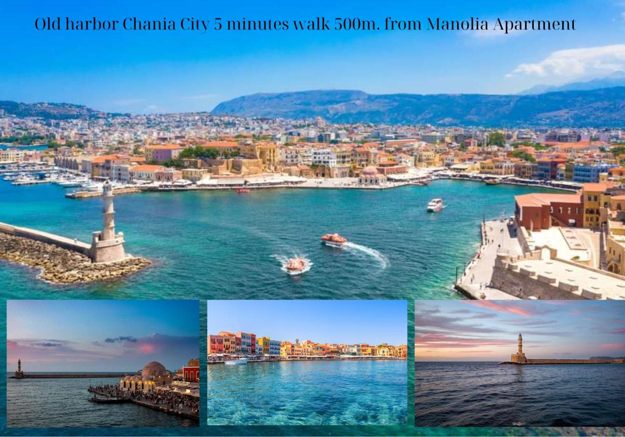 Center Manolia Dream 1 Bedroom Apartment 100M Away From The Beach La Canea Exterior foto